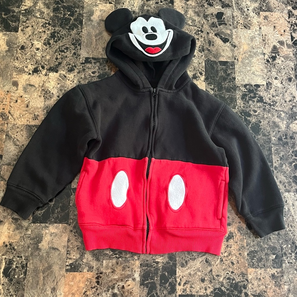 Disney Parks Mickey Mouse Boys Hoodie Size XS